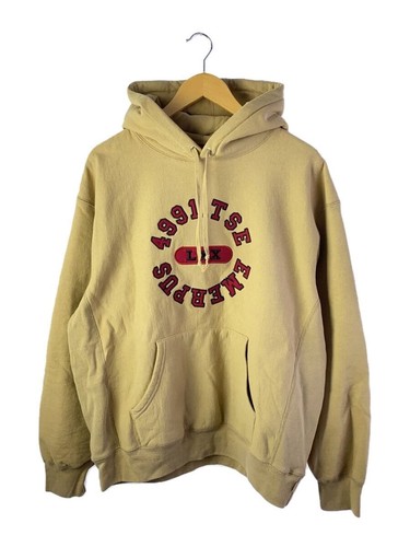 Supreme 23SS FELPA CON CAPPUCCIO REVERSE L cotone BEG tinta unita