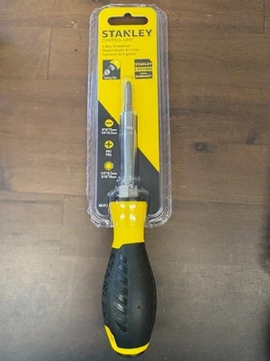 Stanley 6-Way Screwdriver Control Grip 68-012 - New - Image 1 of 2