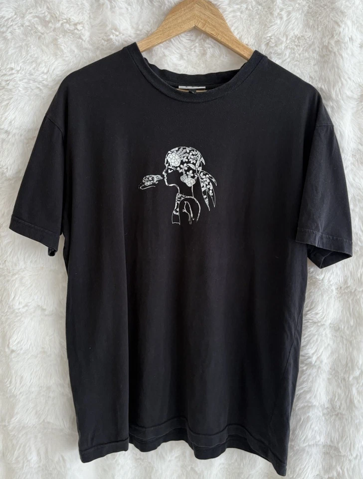 Camiseta ALPHA 60 Negra Estampada De Colección Frontal Talla XL Foto 1 de 4