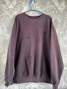 Mens carhartt workwear chore sweatshirt heavy cotton large (397) - Picture 1 of 10