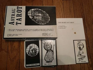Vintage 1969 The Astral 'Tarot Cards' Deck by Mont Saint Johns + Box + Guide - Bild 1 von 21
