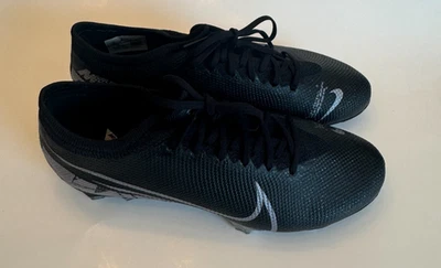 Botines de fútbol NIKE MERCURIAL VAPOR 13 PRO FG negros plateados para hombre talla 8 AT7901-001 Foto 1 de 4