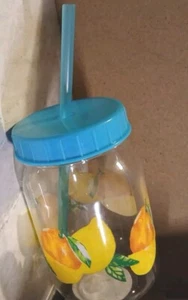 16oz Wall Acrylic Tumbler Pool Beach Cup Mug with Straw - Picture 1 of 3