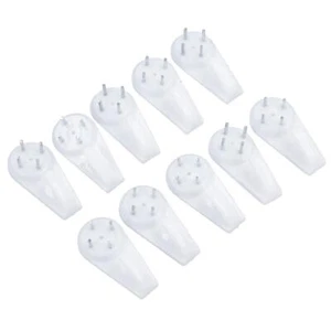 Hard Wall Nail In Hanging Hooks For Photo Frames Mirrors Pictures 40mm Large - Picture 1 of 21