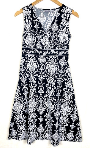 VETEMENTS Abito donna Croft & Barrow 8 petite fit e svasato senza maniche tasche leggero