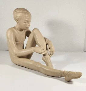 AUSTIN PRODUCTION JUDITH RICH CERAMIC SEATED BALLERINA SCULPTURE 1983  - Picture 1 of 21