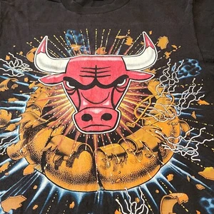 Camiseta De Colección Chicago Bulls Grande Tultex Cambios Años 90 Explosión Baloncesto Rara - Imagen 1 de 21