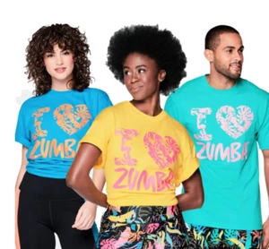 Zumba Tropics Tee - I love Zumba - Picture 1 of 1