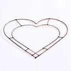 Wreath Heart Shaped Flat Wire Copper Frame 12" 15" 18" Christmas Xmas Valentines