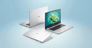 Asus Chromebook, CX1700CK-CL464, 17,3 FHD, N4500, 4GB RAM, 64GB EMMC, silber - Bild 1 von 2