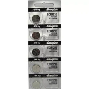 5 NEW FRESH ENERGIZER COIN LITHIUM BATTERY V3 CR1216 BR1216 DL1216B ECR1216BP - Picture 1 of 1