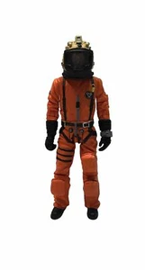 DR 10th DOCTOR WHO IN ORANGE PENTALLIAN SPACESUIT FIGURE 5.5” - Picture 1 of 3