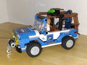 Lego 75916 Jurassic World Dilophosaurus Ambush Truck Jeep & Figures