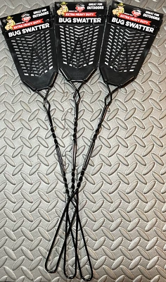 Enoz Bug Swatter 20.5 Inch Long Metal Handle Plastic Swatter Lot of 3 New Stock - Image 1 of 4