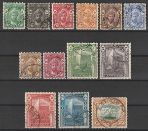 ZANZIBAR 1936 SG 310/322 USATO - Foto 1 di 1