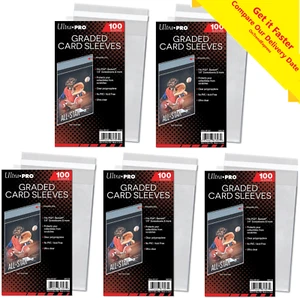 500 fundas para tarjetas Ultra PRO bolsa resellable graduada se adapta a losas Beckett PSA y BGS - Imagen 1 de 6