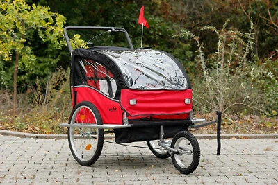 BNO Jogger 2 in 1 Fahrradanhänger Kinderanhänger Fahrrad Anhänger 3 Farben wahl