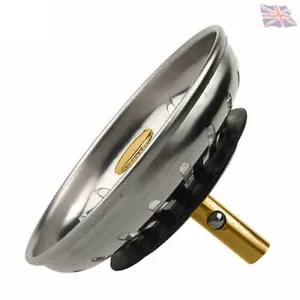 COLADOR FREGADERO DE REPUESTO TAPÓN DE RESIDUOS COCINA FILTRO DE DRENAJE ACERO PREMIUM - Imagen 1 de 7