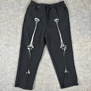 Doublet Skull Shirring Embroidered Sweatpants Adult Large Terry Made in Japan - Picture 1 of 13