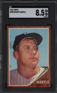1962 Topps #200 MICKEY MANTLE Yankees SGC 8.5 NM-MT+++ Incredible - Newly Graded