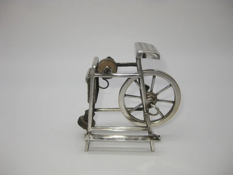 ANTIQUE VICTORIAN SILVER TOOTHPICK KNIFE SHARPENER BLACKSMITH TOOL MINIATURE Cover