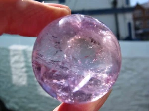 Bola esfera citrino cristal ametrino curación AA pulido psíquico natural 34 mms - Imagen 1 de 21