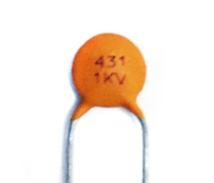 100 Stck. Scheibe Keramik Kondensator 431K 430pF 1KV K ±10 % Y5P RoHS Taiwan - Bild 1 von 3