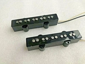 MASA handmade 60s jazz bass pickup Alnico 5 pickup set 2 bass guitar parts 5 - Picture 1 of 3