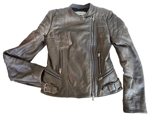 Closed Lederjacke "OAKES" Jacke Biker Gr. S Windjacke Jacket Damen Lamm Leder - Bild 1 von 8