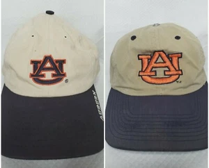 Auburn University Tigers Baseball Hat Classic Adjustable Dad Cap - Lot of 2 SEC - Picture 1 of 11