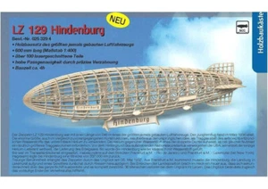 Holzbausatz Zeppelin LZ 129 Hindenburg 600mm (Maßstab1:400) Simprop 0253294 NEU - Bild 1 von 2