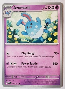 Azumarill 065/162 NM / M - Temporal Forces Pokemon Card - $2 Combined Shipping - Picture 1 of 2