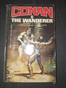 CONAN The Wanderer Book 4 Robert E. Howard Pulp Paperback Ace Fantasy 1968 - Picture 1 of 2