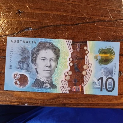 2017 Australia 10 Dollars Polymer Banknote P-63a UNC - Image 1 of 2