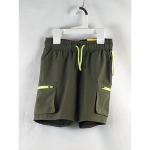 Adventure Short All in Motion Moss XS Green Zip Pockets Water Repellent Flexible - Picture 1 of 7