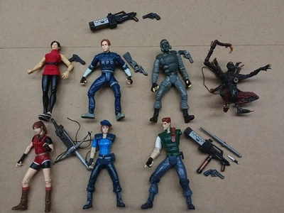Lote de 7 figuras y accesorios Toy Biz 1998 Resident Evil  Foto 1 de 4