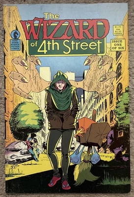 The Wizard of 4th Street #1 (1987 Dark Horse Comics) fantasía en blanco y negro, en muy buen estado/buen estado Foto 1 de 2