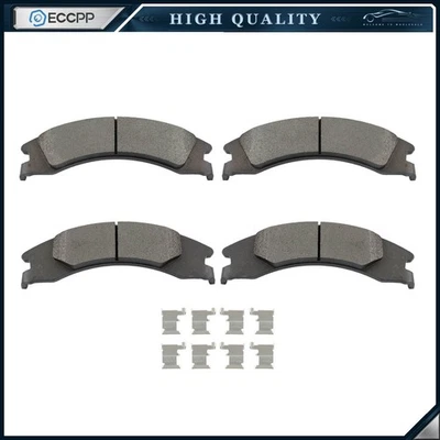 4X Rear Semi-Metallic Brake Pads for 2008-2021 Ford E-150 E-250 E-350 Super Duty - Image 1 of 4