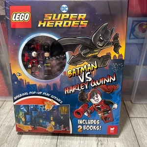 Lego DC Super Heroes Batman vs Harley Quinn mit 2 Minifiguren & 2 Büchern - Bild 1 von 16
