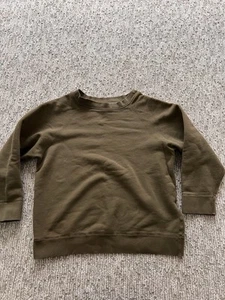 Nili Lotan Womens Cotton Crew Neck Long Sleeve Sweatshirt Top Size Small Green - Picture 1 of 9