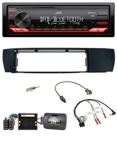 JVC DAB Lenkrad Bluetooth USB Autoradio für BMW X3 04-10 E83 seitlich - Bild 1 von 10