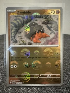 Pokemon TCG Dwebble 051/086 Reverse Holo Poke Ball SV: Black Bolt Inglese - Foto 1 di 2