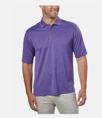 Kirkland Signature Men’s Performance Polo - PURPLE LARGE - Image 1 of 3
