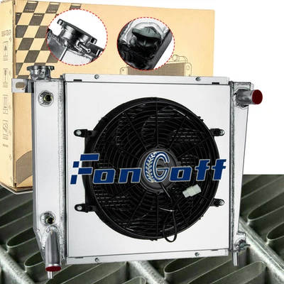 Fit 1991-1994 FORD RANGER EXPLORER NAVAJO MAZDA 4.0L 3 ROWS RADIATOR SHROUD+FAN Foto 1 de 4