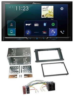 Pioneer MP3 Bluetooth USB 2DIN DAB Autoradio für Porsche Cayenne 2002-2007 - Bild 1 von 4