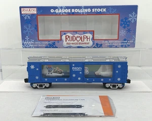 MTH RailKing 30-79183 Rudolph Reindeer Christmas Revolving Action Car New O - Picture 1 of 17