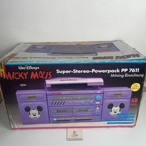 Micky Maus Stereo Anlage|Walt Disney|Retro|Vintage|Rar - Bild 1 von 15