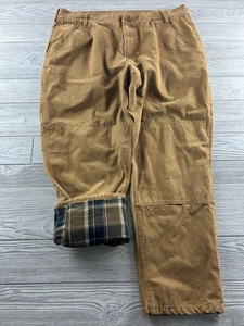 Lakin McKey Hose Herren 44X32 Canvas Zimmermann Flanell gefüttert Doppelknie Workwear - Bild 1 von 11