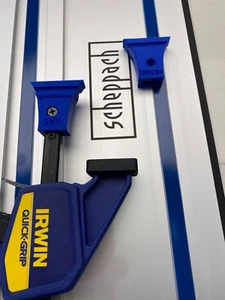 Scheppach track Saw guide rail clamp feet (PK 2) - For Irwin Quick Grip - Picture 1 of 8
