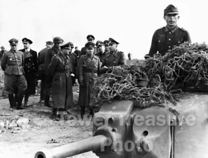 WWII Photo Print (8.5 x 11) *** ROMMEL / GERMAN GENERALS *** 1944 Normandy - Picture 1 of 1